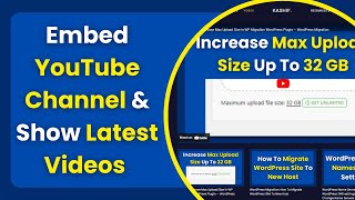Embed YouTube Channel ✅ How To Get YouTube API To Use In WordPress