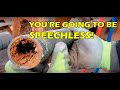 How to replace old galvanized sewer pipes!