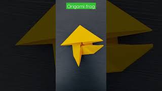 easy origami frog 🐸 how to