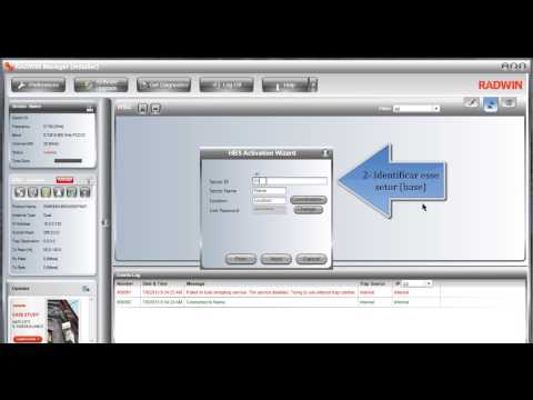 Como ativar a HBS e registrar os HSU -  Radwin 5000