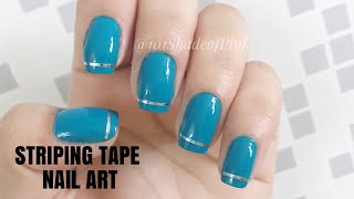 teal nails nail short easy tape