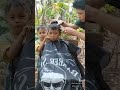 Giliran kakaknya nih yang dicukur #shorts #barber #haircut #vlog #subscribe yaa