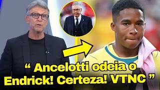 🚨" TODO MUNDO VIU! " NETO E MIDIA DETONAM DECISÃO DE ANCELOTTI E PEDEM JUSTIÇA POR ENDRICK!