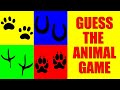 Guess the Animal Footprints Game | Animal Tracks Quiz Game for Kids, Preschoolers, and Kindergarten