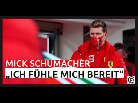 Mick Schumacher Q&A nach seinem Test für Ferrari in Fiorano