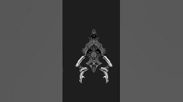 3D Modeling | com4_0115 |  Zbrush Timelapse | #zbrush  #3dmodeling #3d #character  #creature #shorts