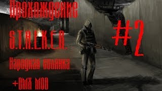 Прохождение S.T.A.L.K.E.R. Народная солянка + DMX MOD v1.3.5  - Пещера + Спасение Шустрого #2