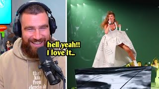 Travis Kelce Reacts to Taylor Swift's Romantic Nod During Paris Performance