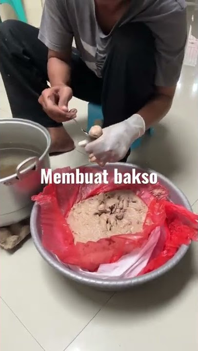 Cara membuat bakso agar hasilnya mulus