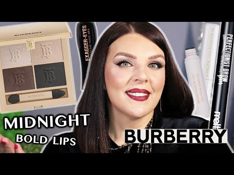 Holiday Makeup Look 2024 | Bold Lips + Burberry Eye Quad 14
