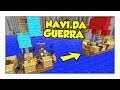 COME COSTRUIRE DELLE VERE NAVI DA GUERRA IN MINECRAFT ITA!