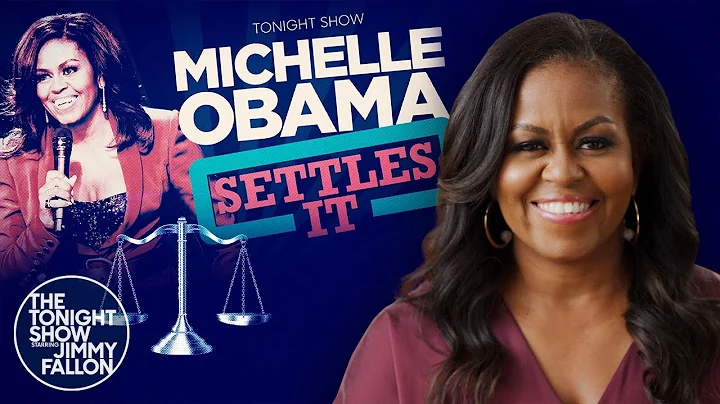 Michelle Obama Settles the Side Part vs. Middle Pa...
