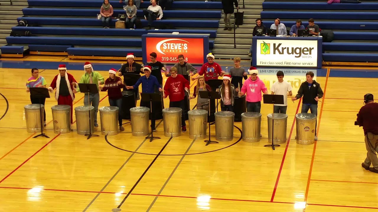 CCA HS Trash Can Band 12/18/15 YouTube