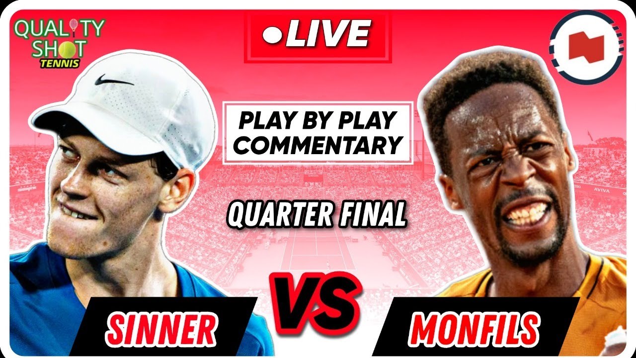 🎾SINNER vs MONFILS ATP Canadian Open 2023 Quarter Final LIVE Tennis PlaybyPlay Stream