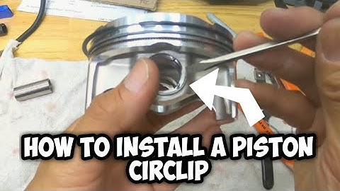 HOW to INSTALL a Vertex PISTON Circlip