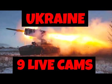 9 Cameras of Kyiv Ukraine LIVE Camera Kiev (Ukraine border live camera) Day 3