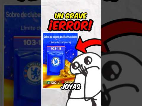 EL PEOR ERROR QUE PUEDES HACER EN FC MOBILE #shorts