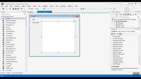 Text File Drag Drop Example P-2
