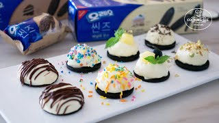 (Simple recipe) oreo dessert recipes / 3-ingredients / No Bake / Easy Recipe by 쿠킹씨 Cooking See 26,440 views 2 years ago 5 minutes, 42 seconds