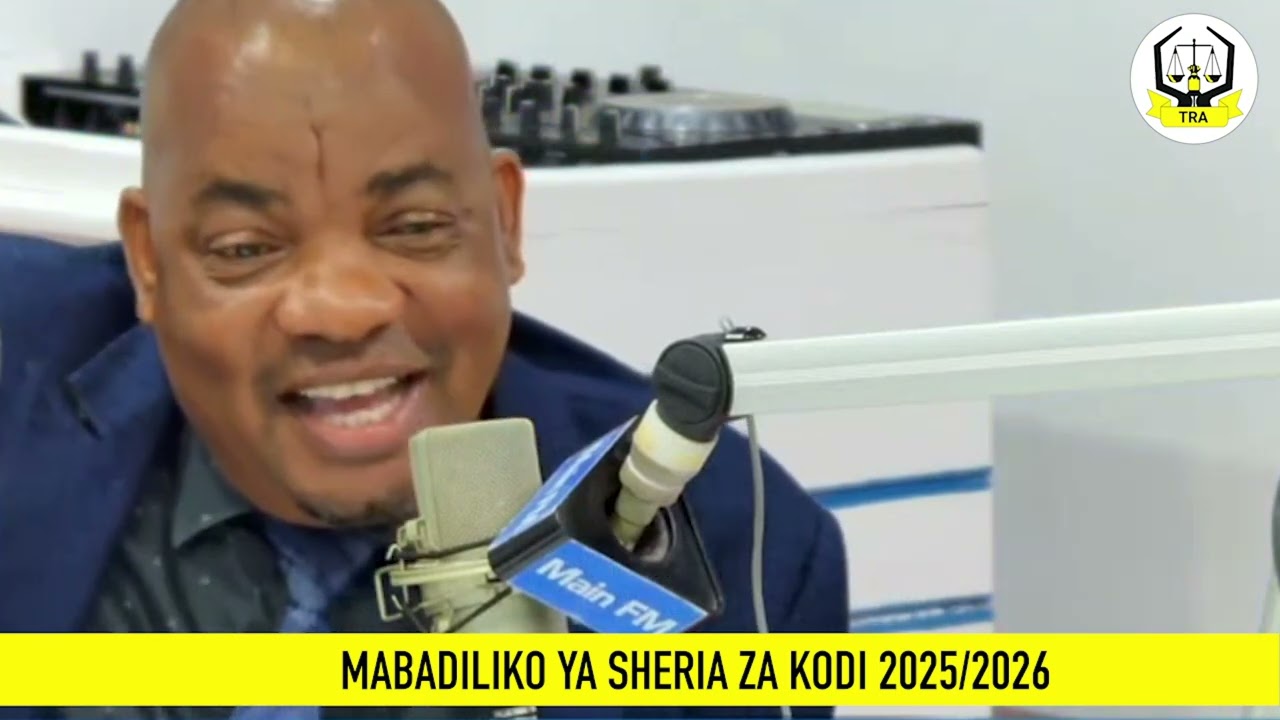 MABADILIKO YA SHERIA ZA KODI SEHEMU YA TATU