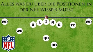 Positionen im American Football erklärt auf deutsch !! Alles über die Positionen in der NFL