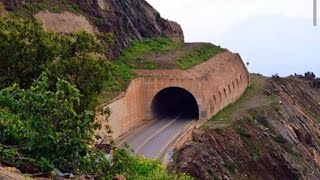 عقبة الباحة نزولا الى المخواة ((اخطر الطرق في السعودية))