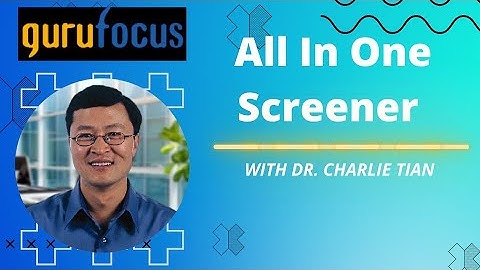 GuruFocus All-in-one screener and Backtesting