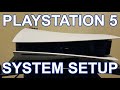 Playstation 5 Unboxing and System Setup