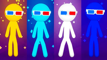 Stickman Funny Minigames - Stickman Party 1 2 3 4 Player 2022 Gameplay Walkthrough Android iOS