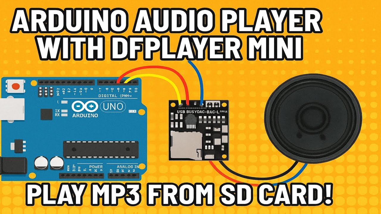 🎵 Arduino Audio Player with DFPlayer Mini | Play MP3 from SD Card 🎵 ...