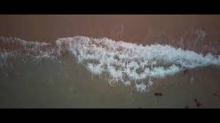 4k video Saians beach dron Vigo Galicia
