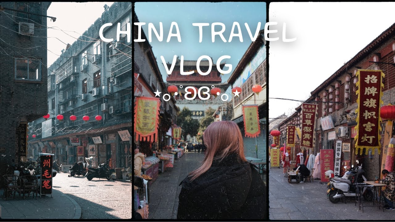 Luoyang vlog 𐙚⋆.˚ Reisen in China // Städte Trip Oldtown