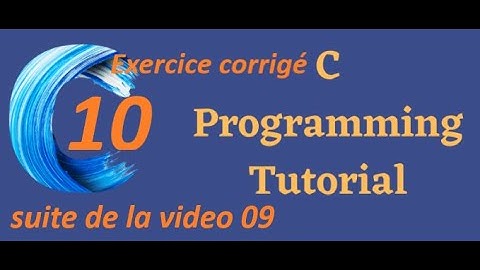 exercice corrigé langage C : échange de valeur (permutation), algorithme qui permute deux valeurs