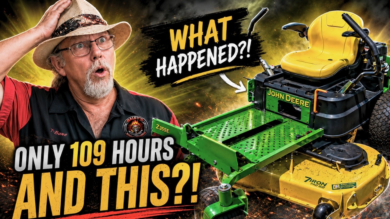 Why Does This John Deere Z355E Run Bad With Only 109 Hours? It's a