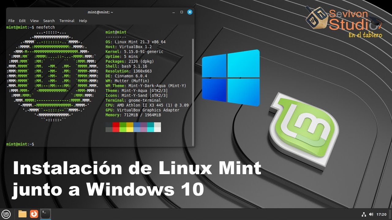 Instalación de Linux Mint 18.3 Cinnamon junto a Windows 10 - YouTube