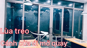 Cửa Lùa Treo Hệ 55 Vát Cạnh 2023