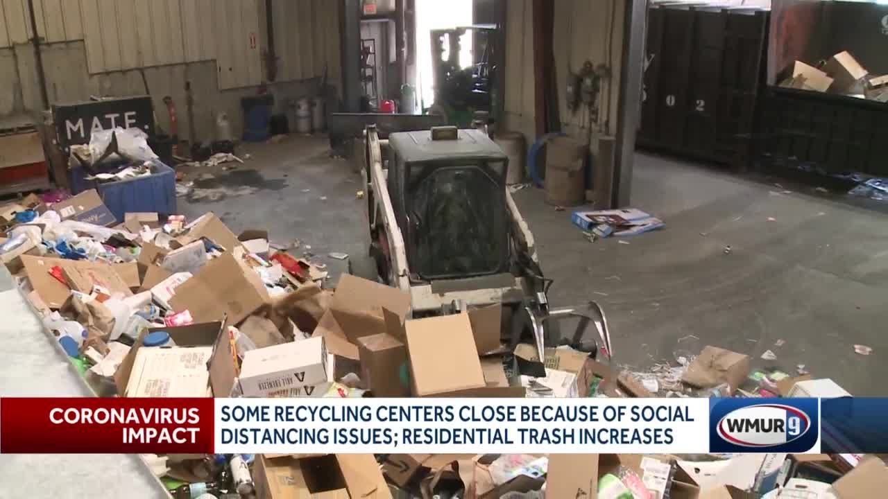 Some recycling centers close because of social distancing issues YouTube