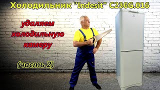 Холодильник-морозильник &quot;Indesit&quot; C236G.016.  &quot;Ампутация&quot; холодильника.