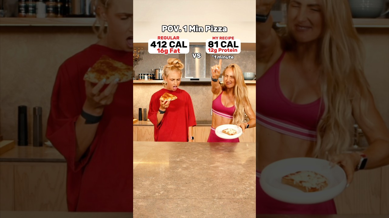 1 мин | Пицца с белком 80 ккал!