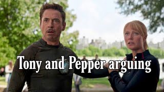 Tony and Pepper arguing for 4 minutes straight