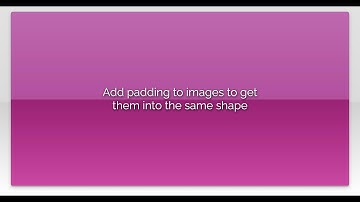 Add padding to images to get them into the same shape