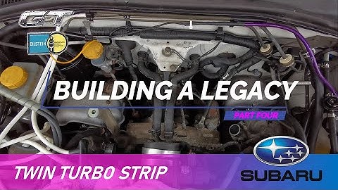 Subaru Legacy GTB Build - Single turbo conversion - Part 4 - strip down -Initial b