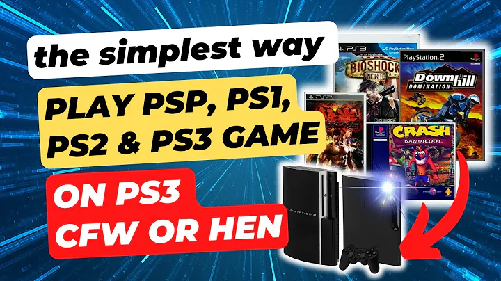 How to play PSP, PS1, PS2, PS3 Game on PS3 CFW/HEN