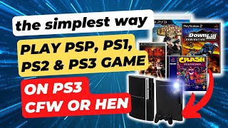 How to play PSP, PS1, PS2, PS3 Game on PS3 CFW/HEN screenshot 5