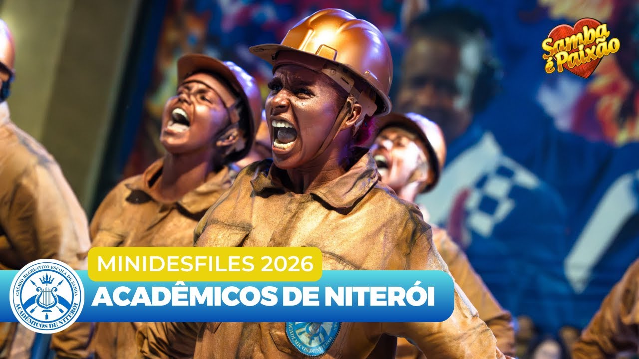 Acadêmicos de Niterói Minidesfile 2026 | Dia Nacional do Samba (4K)