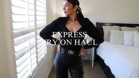 EXPRESS TRY ON HAUL 2022 Black Friday Sales | The Allure Edition