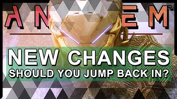 Anthem - New Changes | Should you jump back in? (patch 1.0.4)