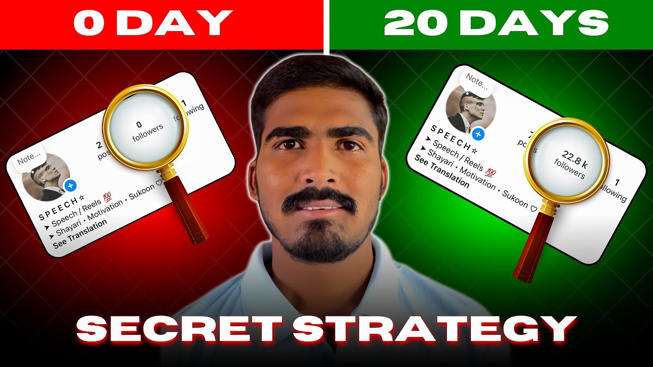 20k Followers in 20 Days 🚀💥 | Step By Step | How To Grow Instagram ...