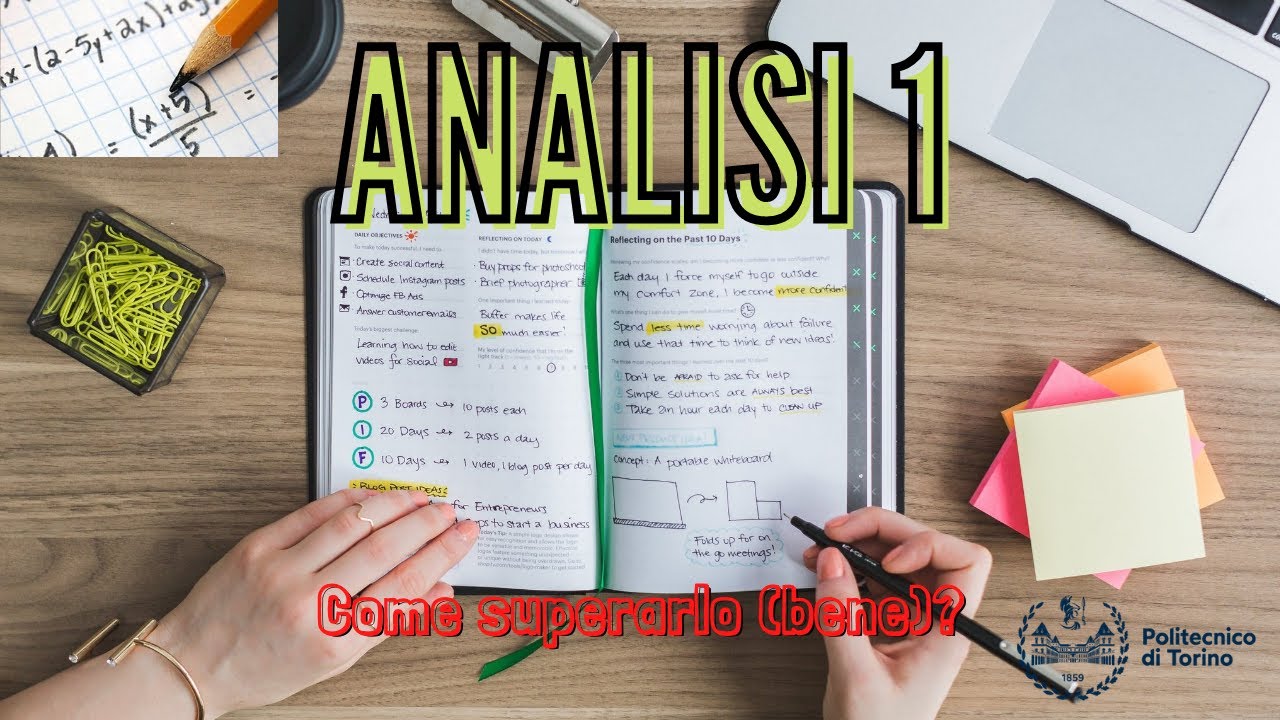 Come STUDIARE per ANALISI I da 30 e LODE 💪🚀Ingegneria Aerospaziale\\Politecnico di Torino