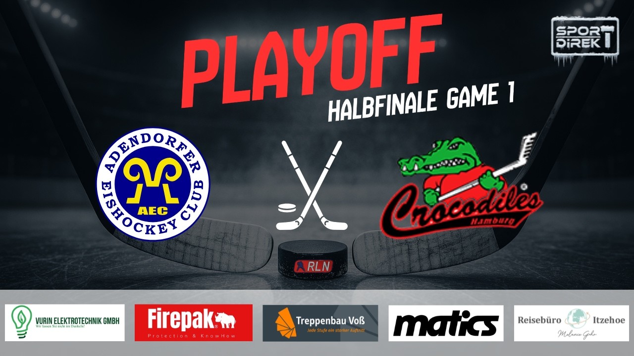 Verrücktes Playoff Halbfinale // Adendorfer EC vs Crocodiles Hamburg